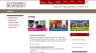 Business Library - Library | Stanford Graduate School of Business