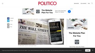 WSJ launches 'Pro' service- POLITICO Media