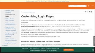 Customizing Login Pages - Identity Server 5.0.0 - WSO2 Documentation