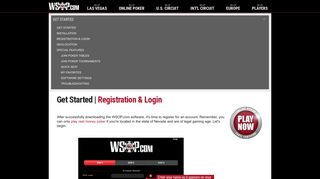 WSOP | How to Register & Login - WSOP.com