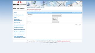 Registered User Login