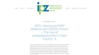 WSU Vancouver MAP Alliance and CREDC Forum – The rise of ...