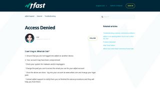 Access Denied – wtfast Support
