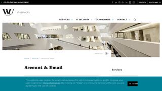 Account & Email - Services - WU Vienna