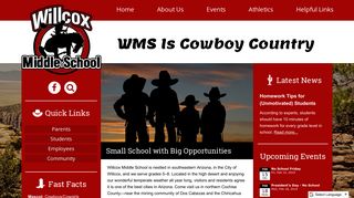 Home - Willcox Middle School (Willcox Unified School District)