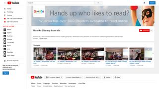 Wushka Literacy Australia - YouTube