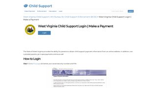 West Virginia Child Support Login | Make a Payment | Child-Support ...