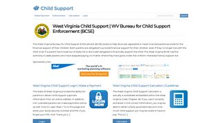 West Virginia Child Support | WV Bureau For Child Support ...