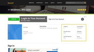 Welcome to Webmail.wv.gov - Sign In