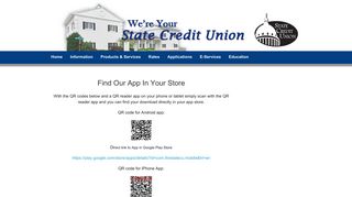State Credit Union of West Virginia > E-Services > Mobile Banking