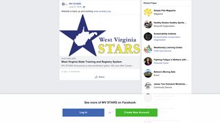 WV STARS - Website is back up and working www.wvstars.org ...