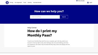 How can I print my Monthly Pass Temporary Card? - Weight Watchers
