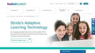 Adaptive Learning Technology | Stride | Fuel Education