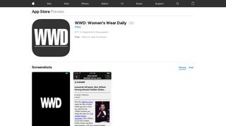 WWD: Women's Wear Daily on the App Store - iTunes - Apple