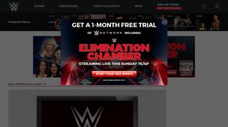 Watch WWE Network on Apple TV | WWE