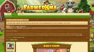 FAQ - Daily Login Bonus | Farmerama EN - Bigpoint