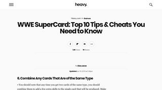 WWE SuperCard: Top 10 Tips & Cheats You Need to Know | Heavy ...