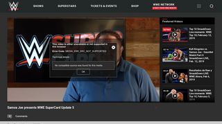 Samoa Joe presents WWE SuperCard Update 5 | WWE