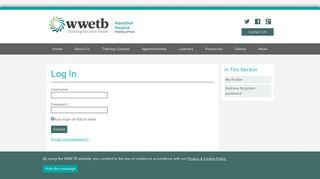 Log In - WWETB - Waterford and Wexford Training Services