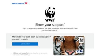 World Wildlife Fund - Bank of America | Affinity Banking
