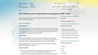 Get credit for your UC education: Accessing your 1098-T form | UCOP