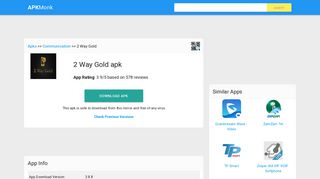 2 Way Gold Apk Download latest version 3.8.8- com.revesoft ...