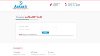 AIATS Download Admit Card