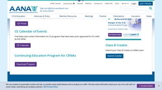 CE & Education - AANA