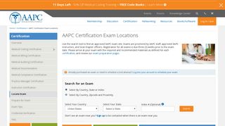 AAPC Certification Exam Locations - Coding Certification Exam - AAPC