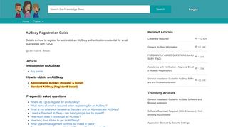 AUSkey Registration Guide - Technical Help Desk