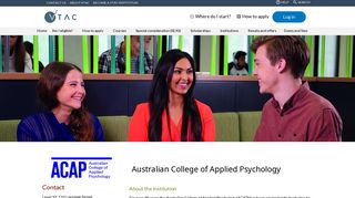 Australian College of Applied Psychology - VTAC