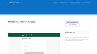 AceEliteCard- Check My Balance - ACE Elite Login - CreditLogon