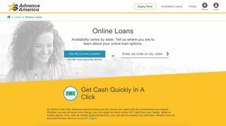 Online Loans | Advance America