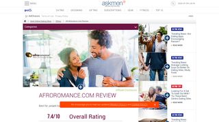 AfroRomance.com Review - AskMen
