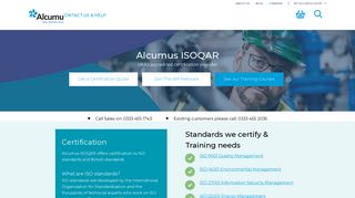 Alcumus ISOQAR | UKAS Accredited ISO ... - Alcumus Group