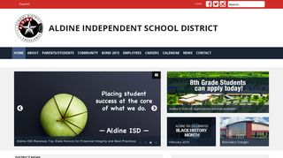 Home - Aldine Independent School (EN)