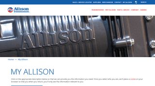 My Allison - Allison Transmission