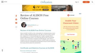 Review of ALISON Free Online Courses | Owlcation