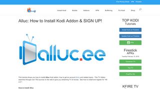Alluc: How to Sign Up (FREE Account) & Install | KFire TV