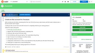Create an Alluc account For Terrarium : SwitchHD - Reddit