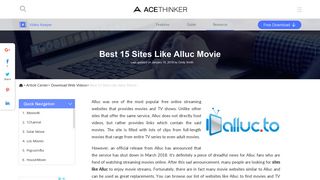 Top 15 Sites Like Alluc to Watch Movies and TV Shows 2019