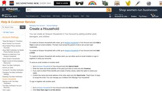 Amazon.com Help: Create a Household