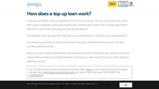 Guarantor Loans Explained: What is a Top Up? | Amigo Loans