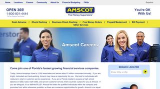 Employment - Amscot