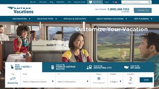 Amtrak Vacations® Official Site. Train Vacations & Rail Tours