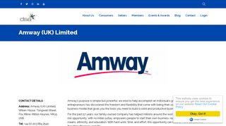 Amway (UK) Limited – DSA UK