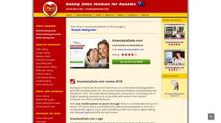 Anastasiadate.com Review - Dating Sites Reviews