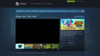 Animal Jam - Play Wild! on Steam
