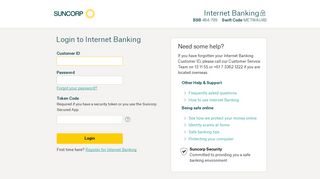 Suncorp Internet Banking