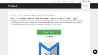 AOL Mail - Mail.aol.com | AOL com Mail | AOL Email | AOL Mail Login